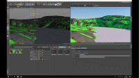 Using layered terrains in Cinema 4d and Octane Render