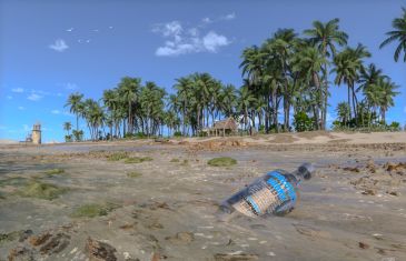 Absolut at the beach