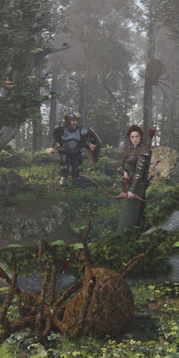 Spiderhunt wood
