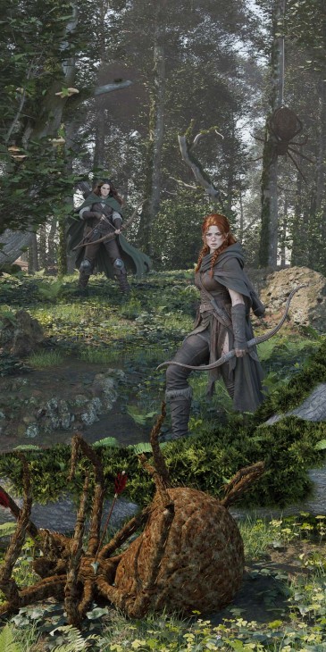 Spiderhunt wood