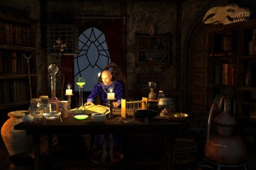 Wizard study