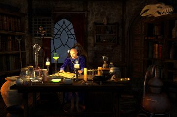 Wizard study