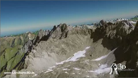 3d maps Alps 2