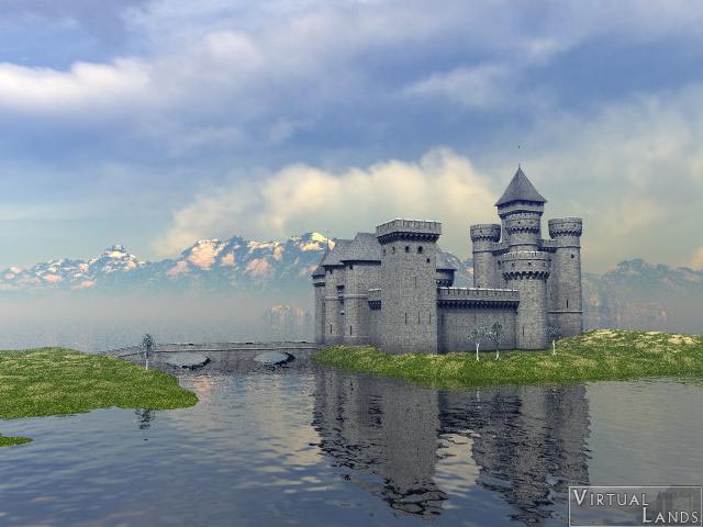 Castle with HDR skies