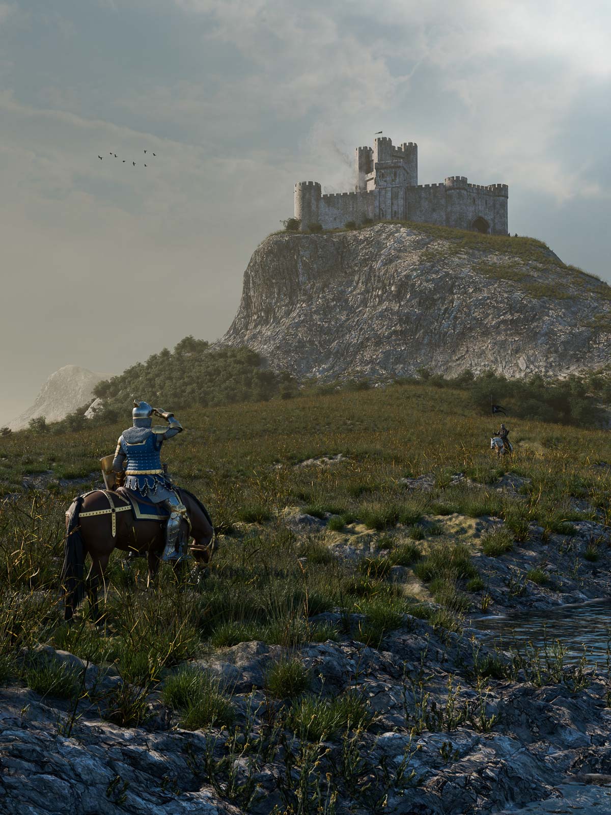 Castle approach